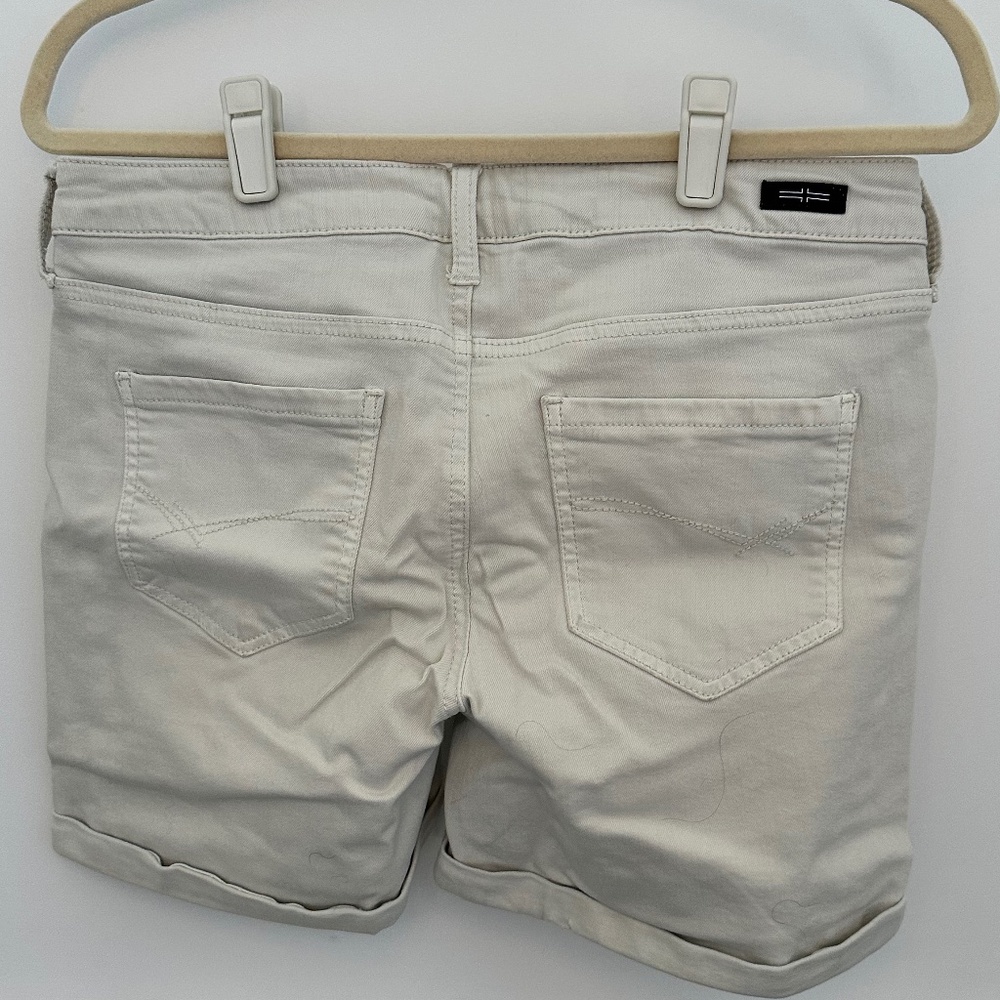 Liverpool Jeans Company Cream White Jean Shorts